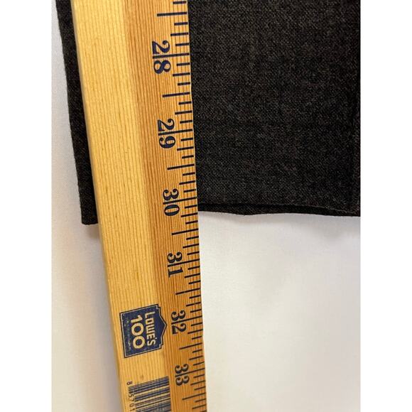 Stafford Men’s Size 42x30 Brown Heather Wool Blend Flannel Dress Pants Trousers - Picture 6 of 7